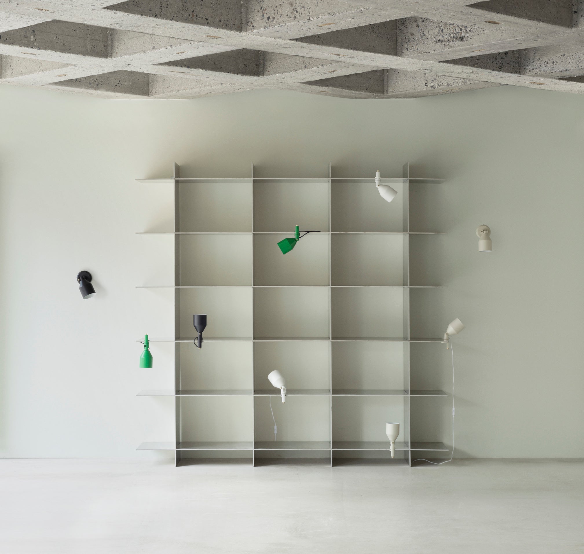 Klip lampe - sort